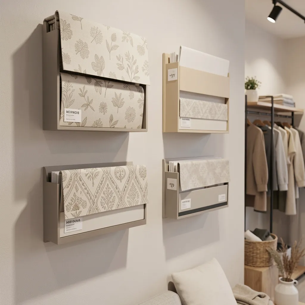 Elegant rose pattern mailbox wrap in soft pastel colors