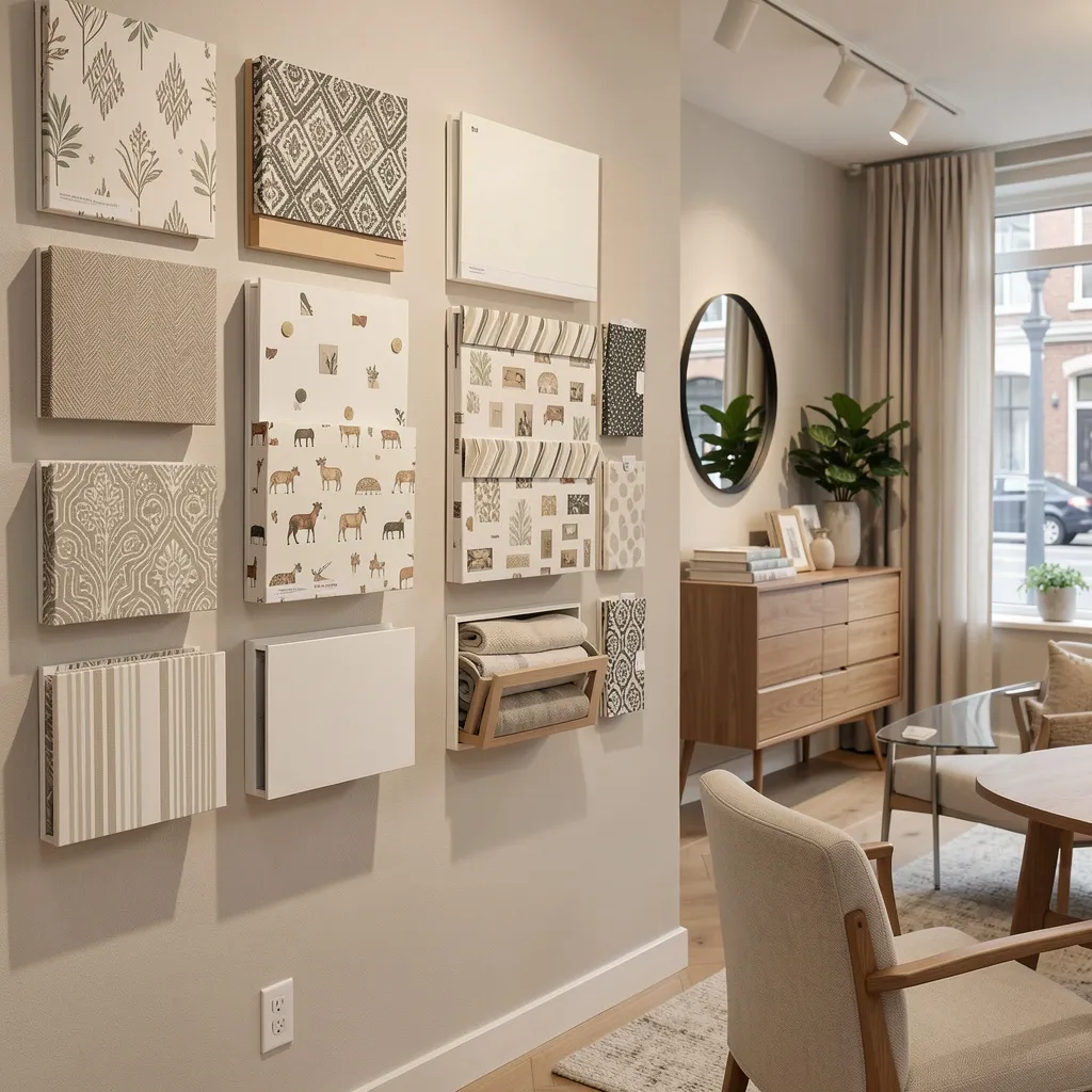 Abstract modern design with flowing curves and gradients