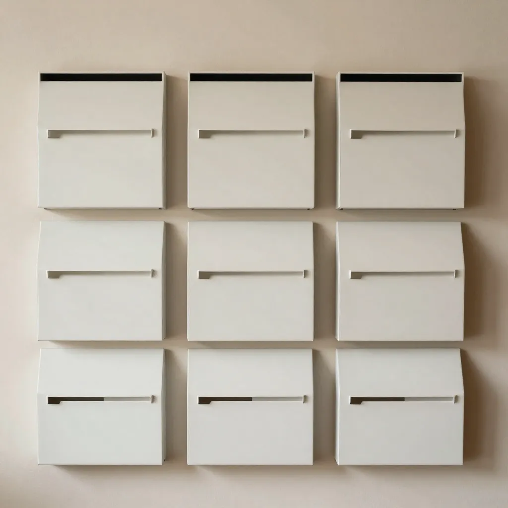 Luxury estate with elegant mailbox cover