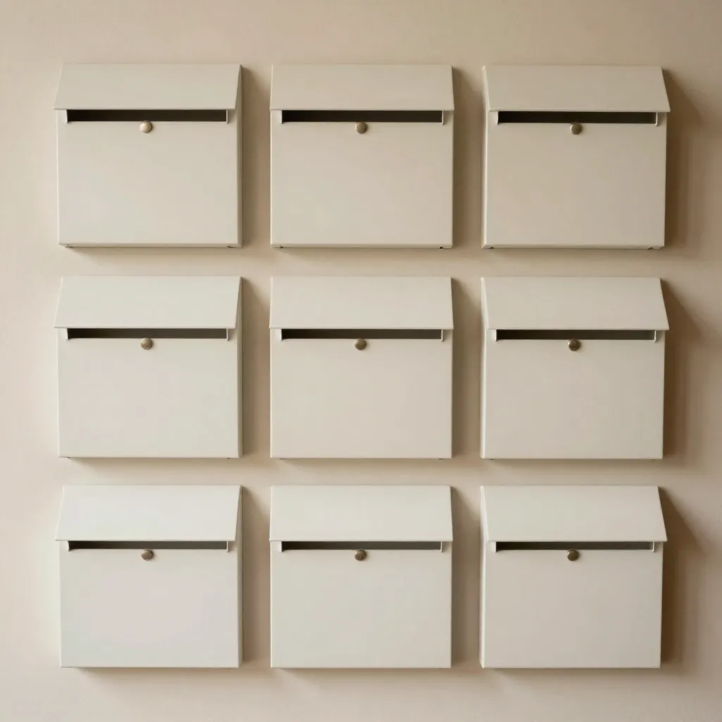 Custom mailbox cover preview with selected design